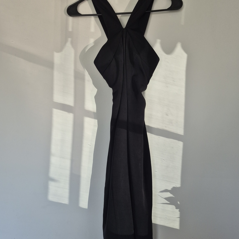 Ann Taylor Black Strapless Dress